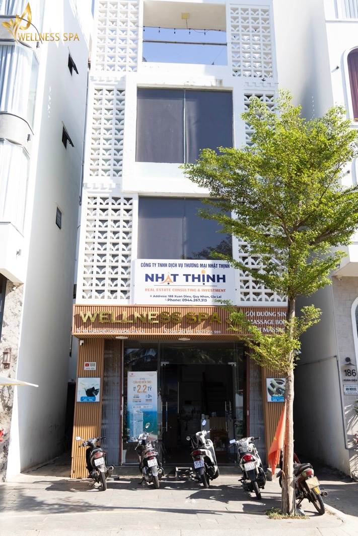 Mặt tiền Wellness Spa tại 188 Xuân Diệu Quy Nhơn