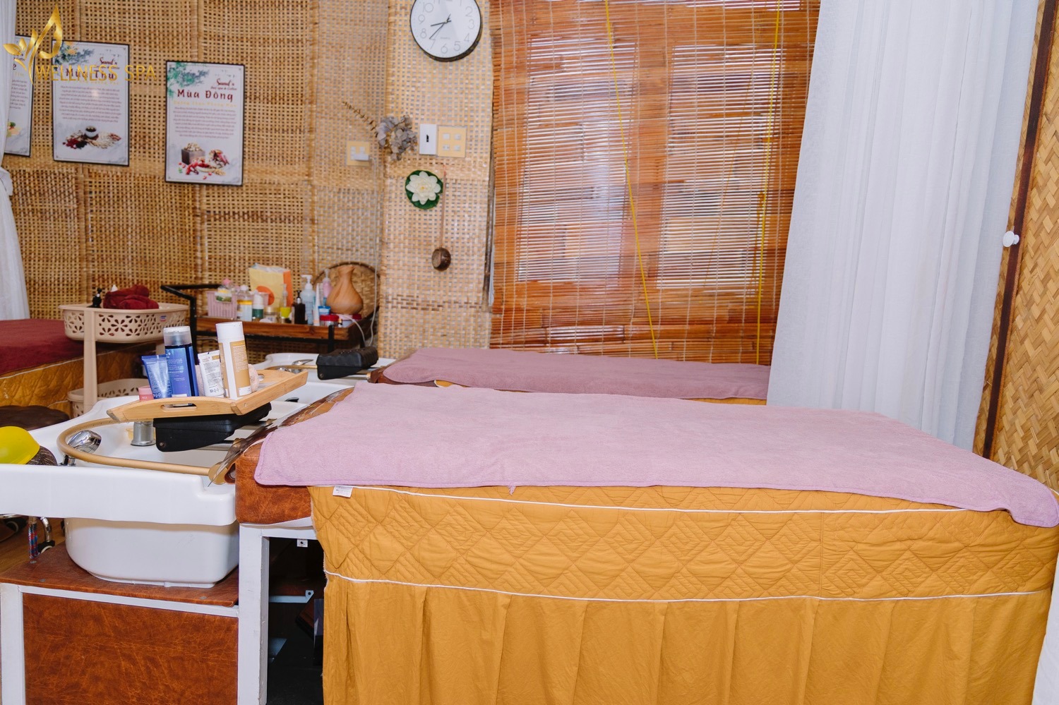 Phòng gội dưỡng sinh tại Wellness Spa Quy Nhơn